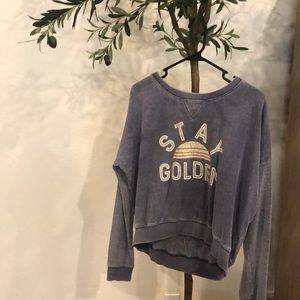 “Stay Golden” Billabong Cropped Sweater